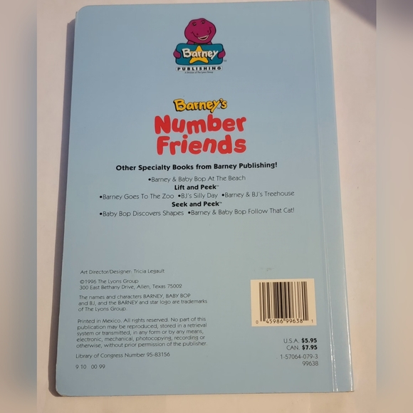 Barney's Number Friends - Picture 2 of 3